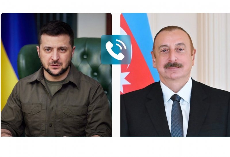    Azerbaijani, Ukrainian presidents hold phone call  