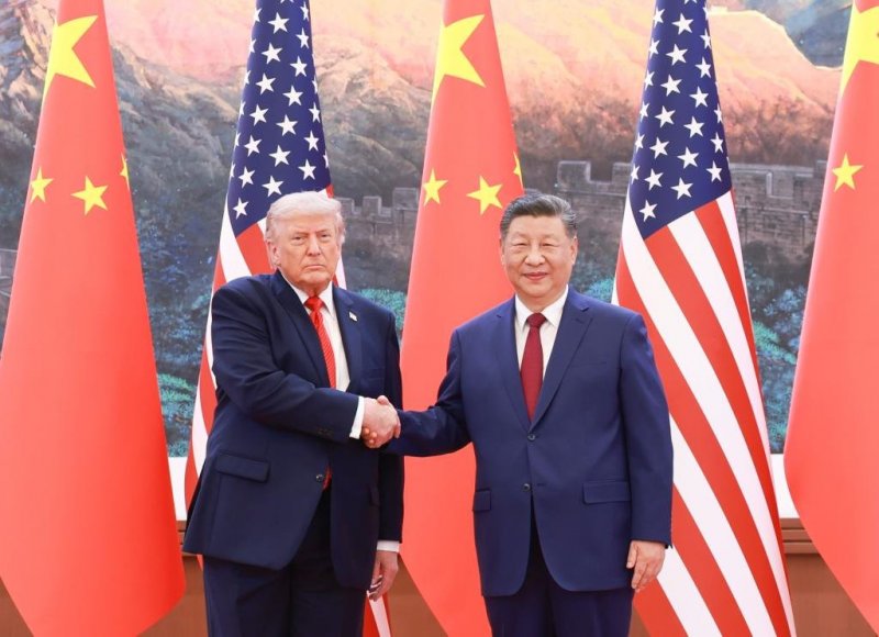   Xi, Trump hold talks in Beijing  