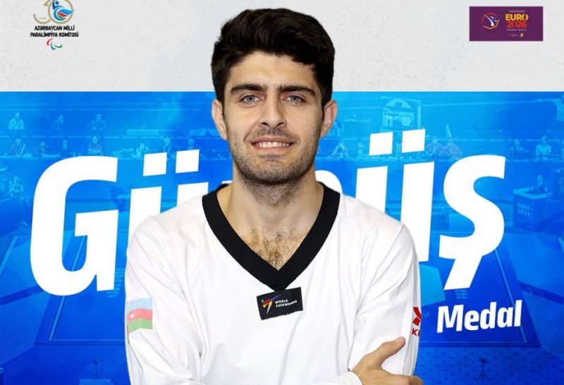 Azerbaijani Para-taekwondo fighter claims silver at European Championship