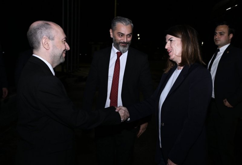 Albanian deputy premier arrives in Azerbaijan
