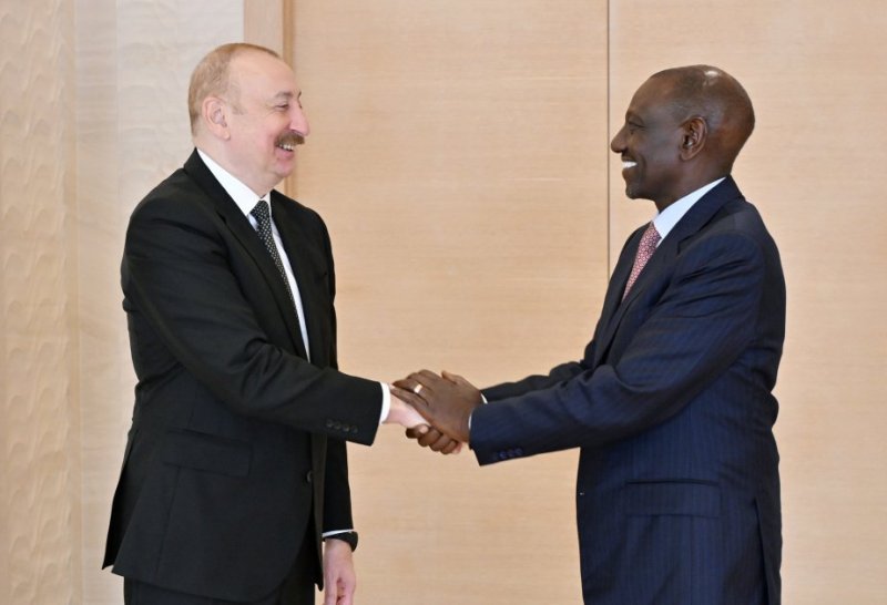 Azerbaijani president meets with Kenyan counterpart