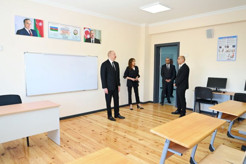 President Ilham Aliyev attends opening of Jabrayil's Shukurbeyli village