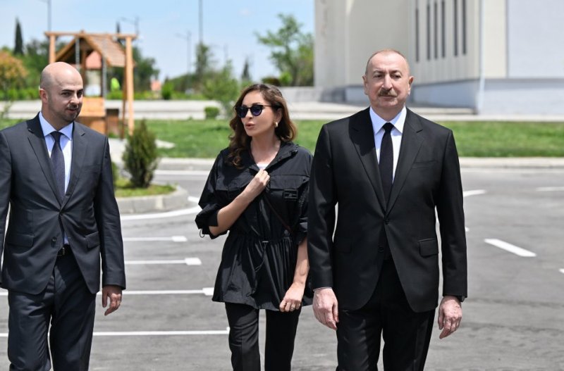 2026/05/2-1778337967.jpg + Azerbaijani president and first lady view facilities established in private houses in Shukurbeyli village News about - Azerbaijani president and first lady view facilities established in private houses in Shukurbeyli village