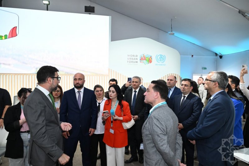 NGO and media reps visit Baku Olympic Stadium to view WUF13 preparations