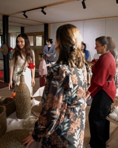 News about - Leyla Aliyeva meets women preserving traditional mat-weaving craft in Masalli -  PHOTOS 