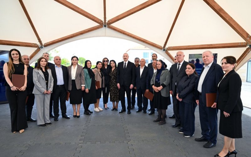  Prezident İlham Əliyev və birinci xanım Mehriban Əliyeva Cəbrayıl rayonuna səfər ediblər  