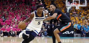 Timberwolves edge Spurs; Knicks rout Sixers in NBA playoffs