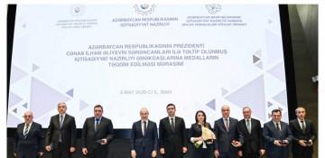 İqtisadiyyat Nazirliyinin əməkdaşlarına medallar təqdim edilib