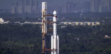 China's Tianzhou-9 cargo spacecraft re-enters atmosphere