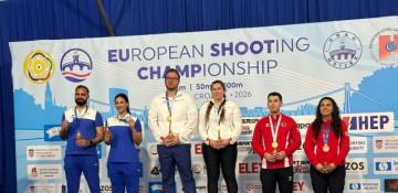 Azərbaycan güllə atıcıları Avropa çempionatında gümüş medal qazanıb
