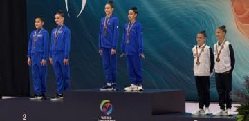 Azərbaycanın bədii gimnastları Portuqaliyadan iki qızıl medalla dönür