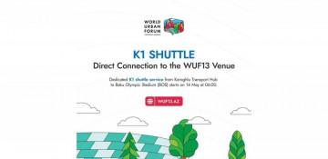 WUF13 iştirakçıları üçün xüsusi avtobus xidməti istifadəyə verilib