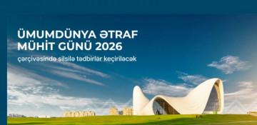 Ekologiya və Təbii Sərvətlər Nazirliyi 5 iyun – Ümumdünya Ətraf Mühit Günü ilə bağlı silsilə tədbirlər keçirəcək