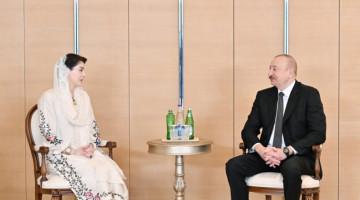 Prezident İlham Əliyev Pakistanın Pəncab əyalətinin Baş nazirini qəbul edib