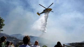 California wildfire burns over 1,300 acres, thousands evacuated