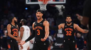 Second-half surge carries Knicks past Cavs for 2-0 NBA East lead