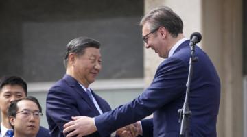  Aleksandr Vuçiç Pekində Si Cinpinlə görüşüb