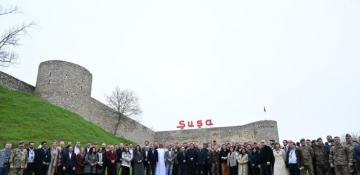 Diplomatic corps representatives visit Shusha Fortress walls