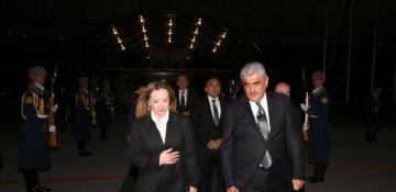 Italy's Meloni concludes visit to Azerbaijan