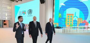 President Ilham Aliyev's social media accounts feature video of WUF13 site visit -  VIDEO 