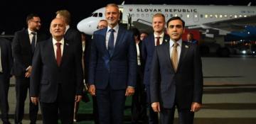 Slovak National Council speaker arrives in Azerbaijan