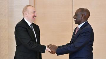 Azerbaijani president meets with Kenyan counterpart