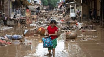 Heavy rains in central China leave 5 dead, 11 missing