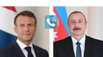   President Ilham Aliyev holds phone conversation with French counterpart Macron  