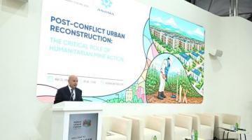 ANAMA discusses strategic role of demining in urban restoration as part of WUF13