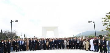 Representatives of diplomatic corps visit Victory Park in Azerbaijan's Khankendi