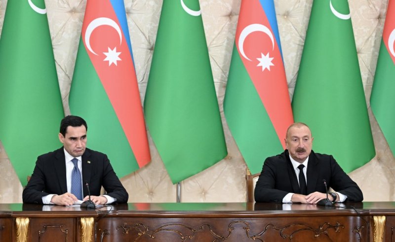 News about -   Azərbaycan və Türkmənistan prezidentləri mətbuata bəyanatlarla çıxış ediblər - YENİLƏNİB  