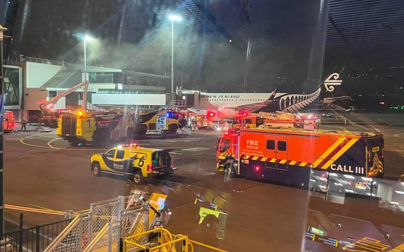Fire breaks out at Wellington Airport terminal, prompting evacuation