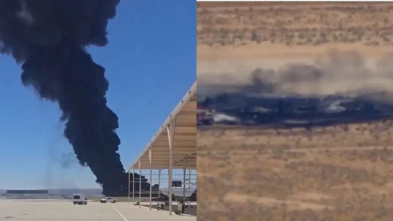 8 crew members dead after US B-52 bomber crashes at California base -  VIDEO 