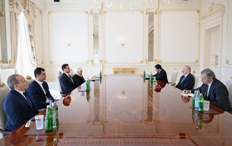   Prezident İlham Əliyev ABŞ Konqresinin Nümayəndələr Palatasının üzvünü qəbul edib  
