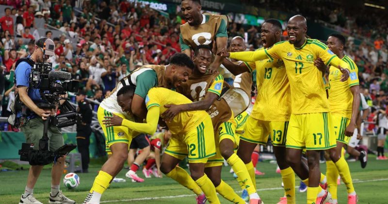 South Africa beat South Korea to reach first-ever World Cup knockout stage