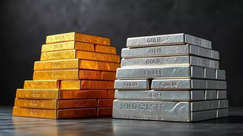 Gold and silver prices decline in global trading