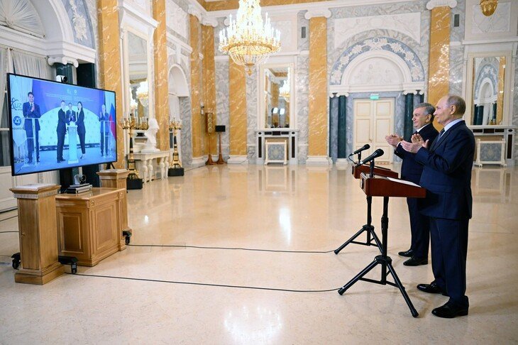 Putin, Mirziyoyev launch construction of Uzbekistan's 1st nuclear power plant