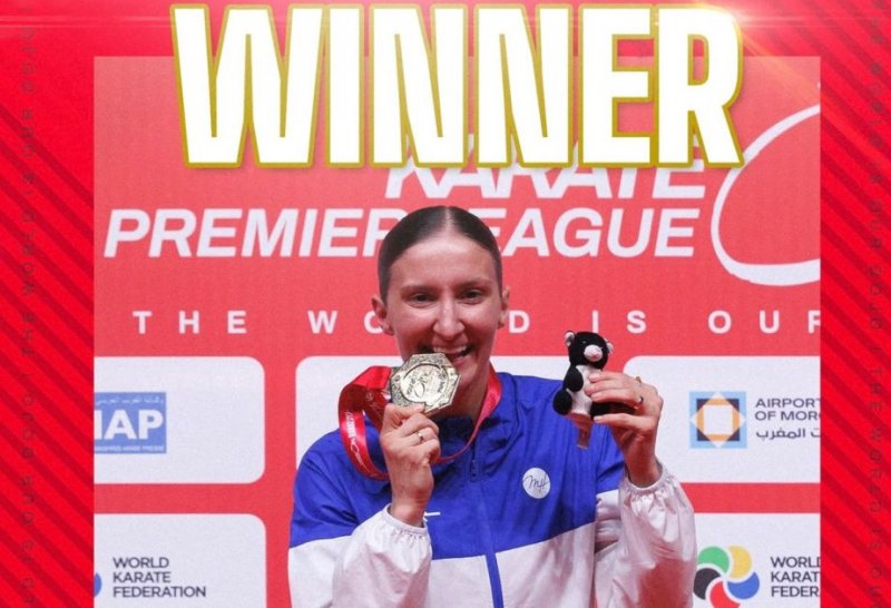 Azerbaijan's Zaretska claims gold at Karate 1 Premier League