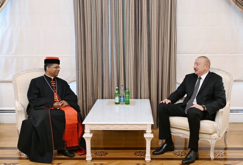   President Ilham Aliyev receives Prefect of the Dicastery for Interreligious Dialogue of the Holy See  