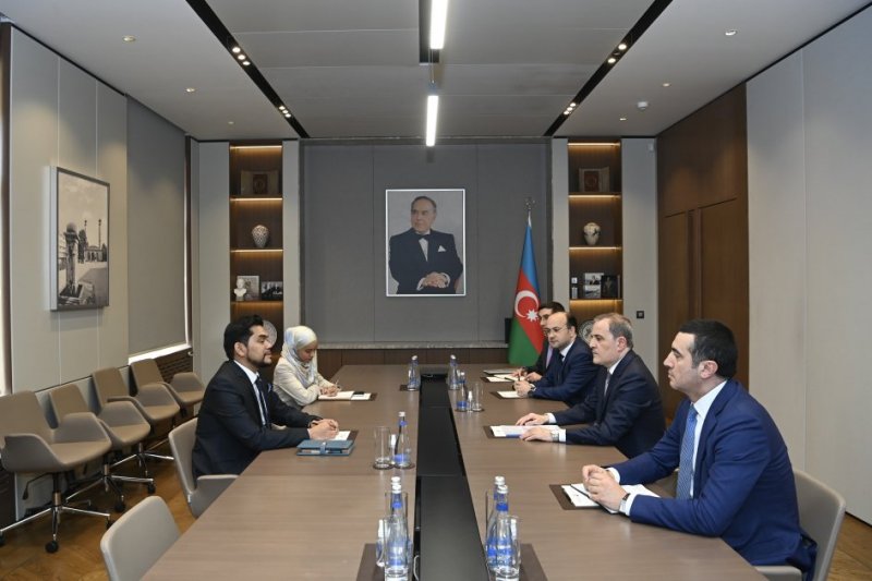 Azerbaijan’s FM meets outgoing Malaysian ambassador