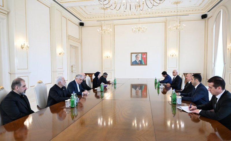   President Ilham Aliyev receives delegation led by Iran's Ghalibaf  
