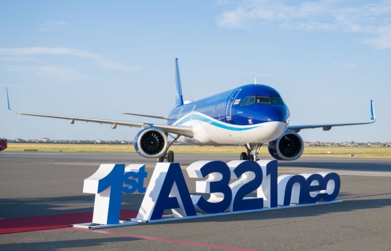 Azerbaijan Airlines expands fleet with addition of its first next- generation Airbus A321neo