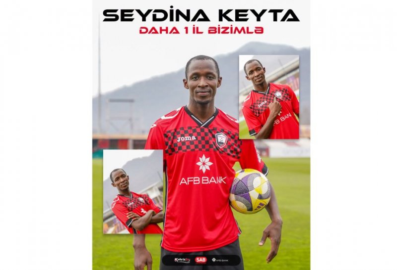 Qəbələ Seydina Keyta ilə müqavilənin müddətini uzadıb
