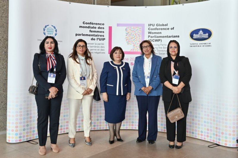 2026/06/2-1780520867.jpg + Azerbaijan parliament speaker holds several meetings as part of IPU Global Conference of Women Parliamentarians News about - Azerbaijan parliament speaker holds several meetings as part of IPU Global Conference of Women Parliamentarians