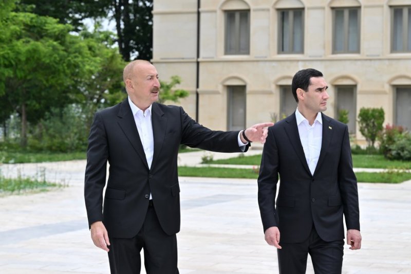 News about - Presidents Ilham Aliyev and Serdar Berdimuhamedov view bullet-riddled busts of Azerbaijan’s prominent figures in Shusha
