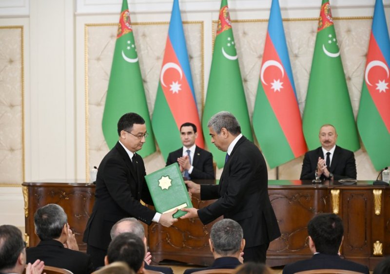 News about - Azərbaycan ilə Türkmənistan arasında imzalanmış sənədlər mübadilə olunub -   YENİLƏNİB  