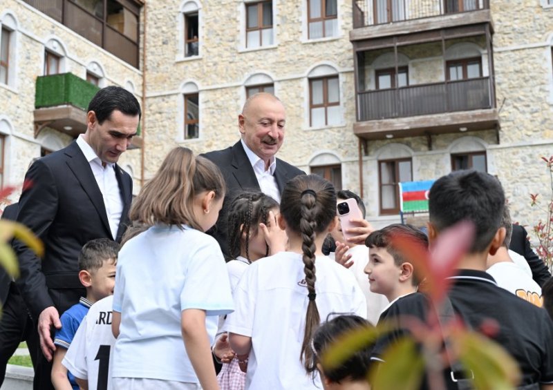 2026/06/6-1782216576.jpg + Azerbaijani, Turkmen presidents visit first residential complex built in Shusha City News about - Azerbaijani, Turkmen presidents visit first residential complex built in Shusha City