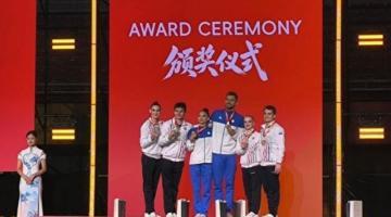 Çində keçirilən Dünya Kubokunda Azərbaycan gimnastları qızıl medal qazanıblar
