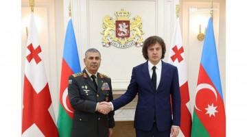 Zakir Həsənov Gürcüstanın Baş naziri İrakli Kobaxidze ilə görüşüb