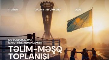 Boks üzrə milli komanda Qazaxıstana səfər edib